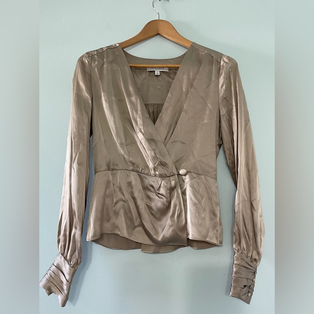 INTERMIX Satin blouse